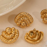 Titanium Steel Geometric Shape Earrings - Trendsi - Flyclothing LLC