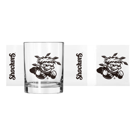 Wichita State 14oz Gameday Rocks Glass - Logo Brands - Flyclothing LLC