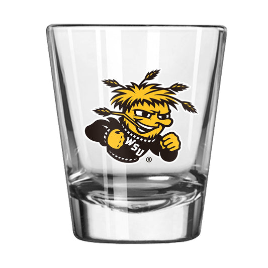 Wichita State 2oz Letterman Shot Glass - Logo Brands - Flyclothing LLC