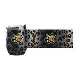 Wichita State Leopard 16oz Black Powdercoat Curved Beverage - Logo Brands - Flyclothing LLC
