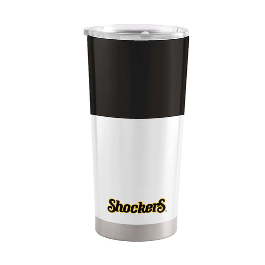 Wichita St Colorblock 20oz Stainless Tumbler - Logo Brands - Flyclothing LLC