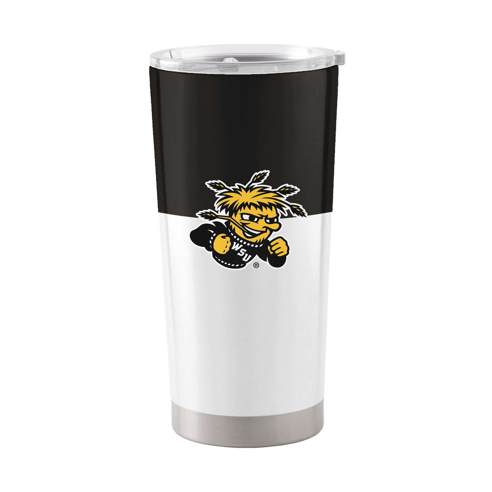Wichita St Colorblock 20oz Stainless Tumbler - Logo Brands - Flyclothing LLC