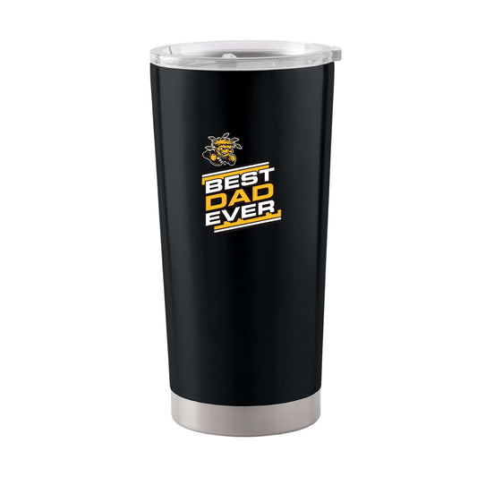Wichita State 20oz Best Dad Ever Stainless Tumbler - Logo Brands - Flyclothing LLC