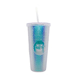 Washington U St Louis 24oz Iridescent Studded Tumbler - Logo Brands - Flyclothing LLC