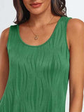Round Neck Wide Strap Tank - Trendsi - Flyclothing LLC