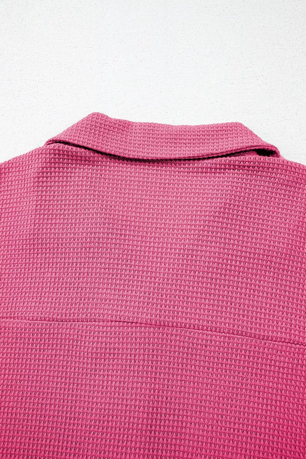 Solid Color Textured Buttoned Shirt and Casual Pants Set - Trendsi - Flyclothing LLC