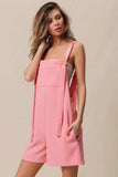 BiBi Texured Jacquard Romper with Side Pockets - Trendsi - Flyclothing LLC