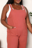 Perfee Wide Leg Overalls with Front Pockets - Trendsi - Flyclothing LLC