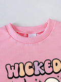 Children's Halloween Graphic Sweatshirt and Flare Pants Set - Trendsi - Flyclothing LLC