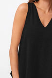 V-Neck Wide Strap Tank - Trendsi - Flyclothing LLC
