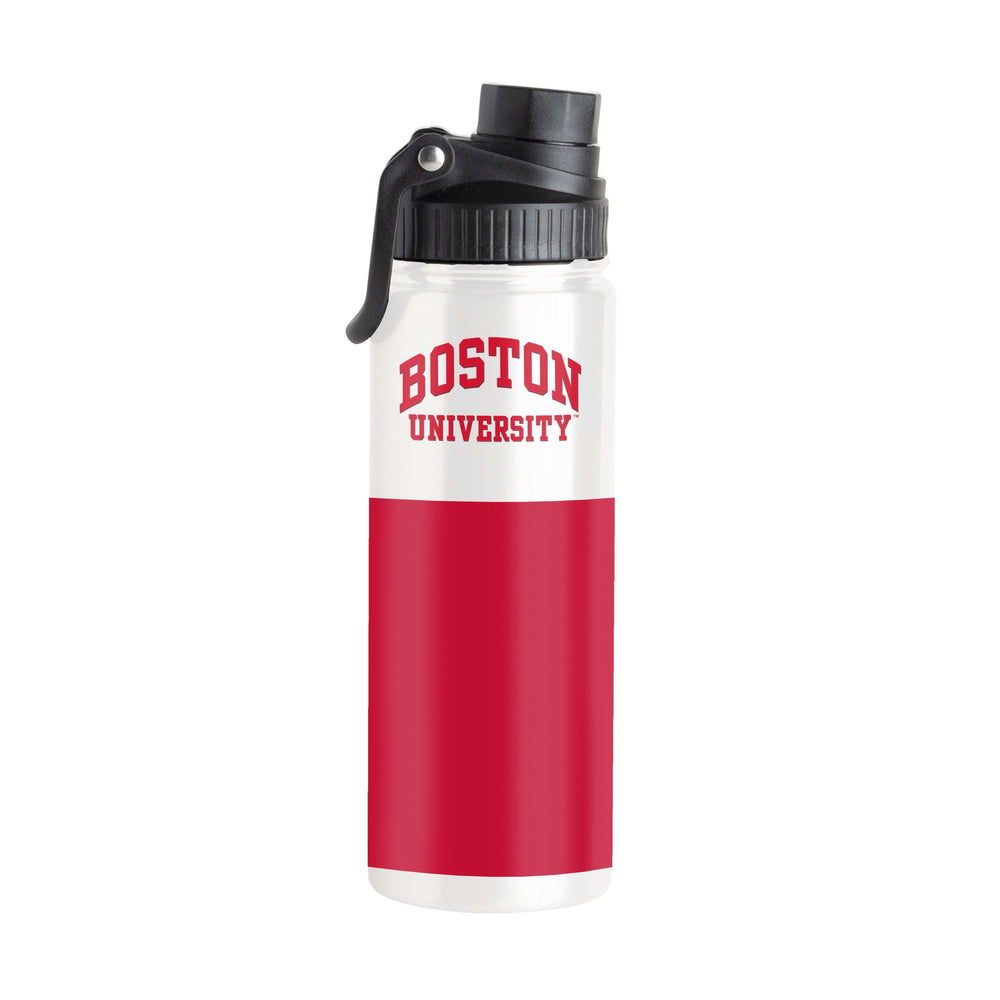 Boston University 21oz Colorblock Twist Top Water Bottle - Logo Brands - Flyclothing LLC