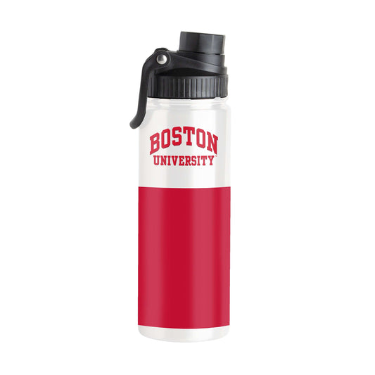 Boston University 21oz Colorblock Twist Top Water Bottle - Logo Brands - Flyclothing LLC