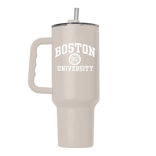 Boston University 40oz Archway Powder Coat Tumbler - Logo Brands - Flyclothing LLC