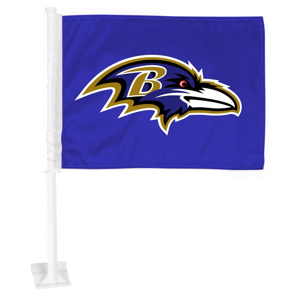Baltimore Ravens Car Flag Large 1pc 11" x 14" - Baltimore Ravens