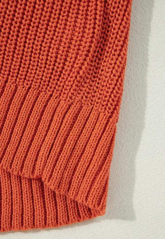 THANKS GIVING Round Neck Long Sleeve Sweater - Trendsi - Flyclothing LLC