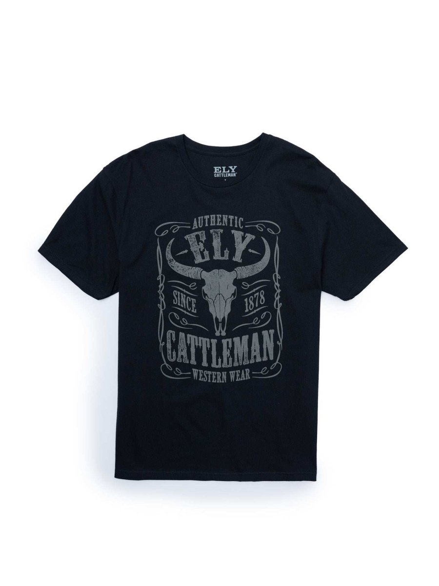 Ely Cattleman Cow Skull T-shirt - Ely Cattleman - Flyclothing LLC