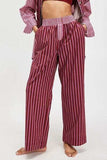 Striped Wide Leg Pants - Trendsi - Flyclothing LLC