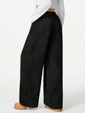 Drawstring Wide Leg Pants - Trendsi - Flyclothing LLC