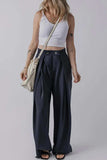 Wide Leg Pants with Pockets - Trendsi - Flyclothing LLC