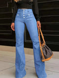 Flare Jeans with Pockets - Trendsi - Flyclothing LLC