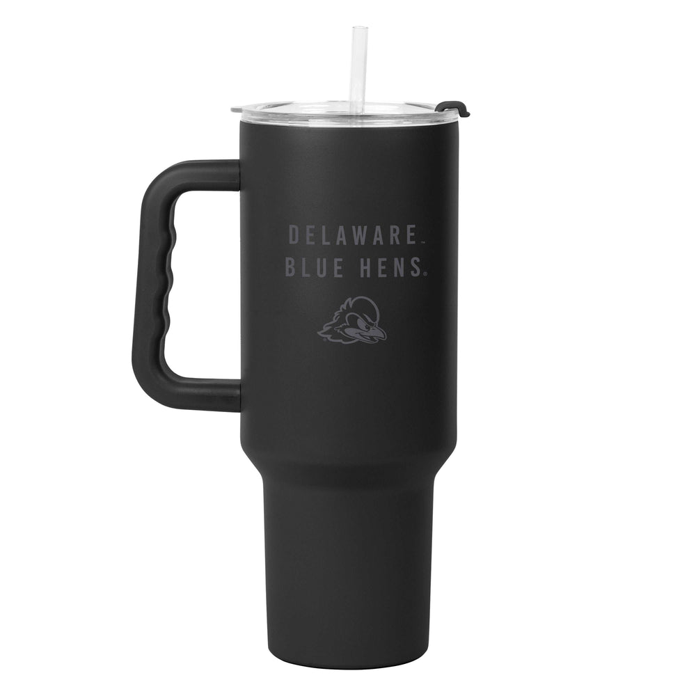 Delaware 40oz Black Tonal Powder Coat Tumbler - Logo Brands - Flyclothing LLC