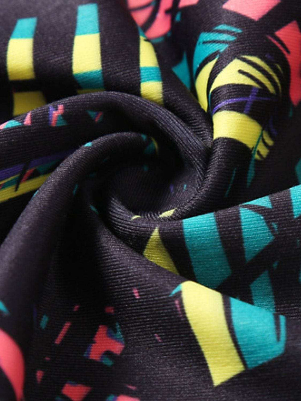 Printed Wide Waistband Active Leggings with Stirrups - Trendsi - Flyclothing LLC