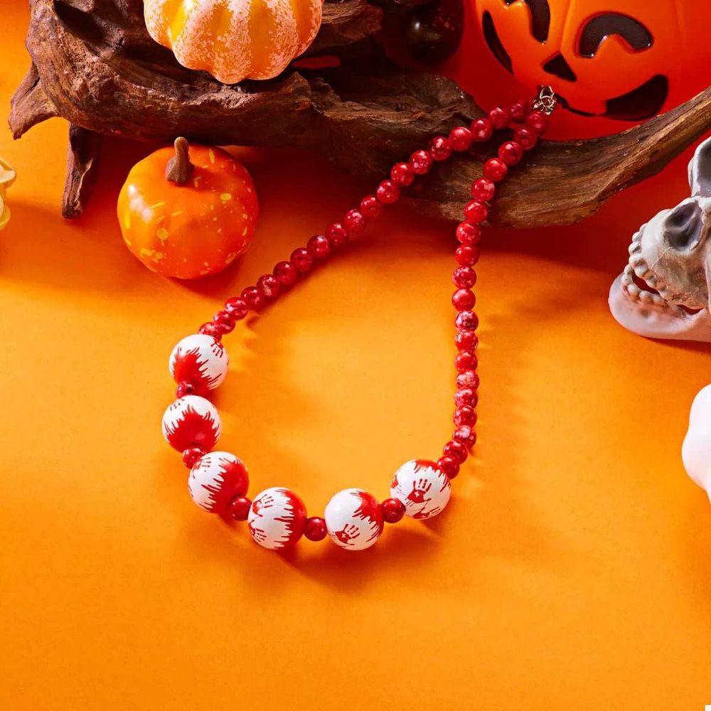 Halloween Necklace and Bracelet Jewelry Set - Trendsi - Flyclothing LLC