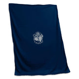 Georgetown Navy Sweatshirt Blanket (Screened) - Logo Brands - Flyclothing LLC