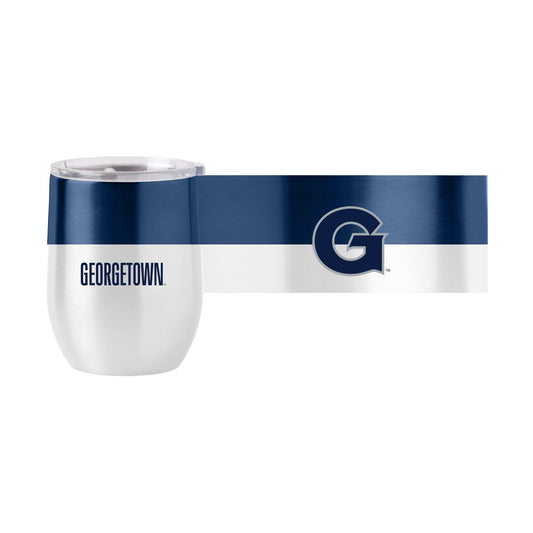 Georgetown 16oz Colorblock Stainless Curved Beverage - Logo Brands - Flyclothing LLC
