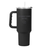 Georgetown 40oz Black Tonal Powder Coat Tumbler - Logo Brands - Flyclothing LLC