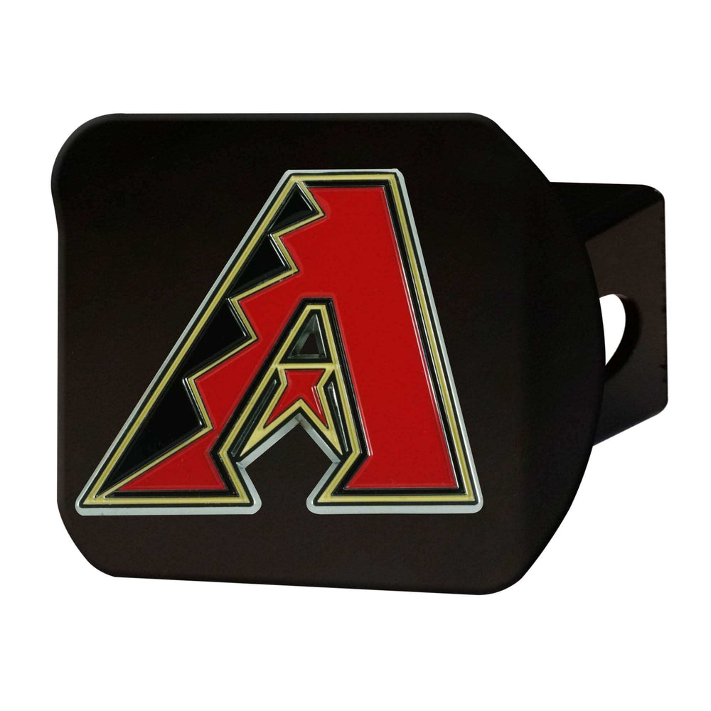 Arizona Diamondbacks Black Metal Hitch Cover - 3D Color Emblem - Arizona Diamondbacks - Flyclothing LLC