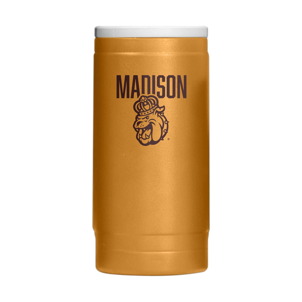 James Madison 12oz Oak Huddle Powdercoat SlimCan Coolie - Logo Brands - Flyclothing LLC