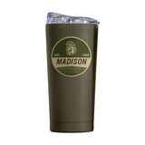 James Madison 20oz Olive Badge Powder Coat Tumbler - Logo Brands - Flyclothing LLC