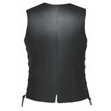 Sierra - Ladies Premium Leather Vest - Unik Just for Bikers - Flyclothing LLC
