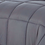 Dark Gray California King Polyester Thread Count Down Alternative Comforter - Homeroots - Flyclothing LLC