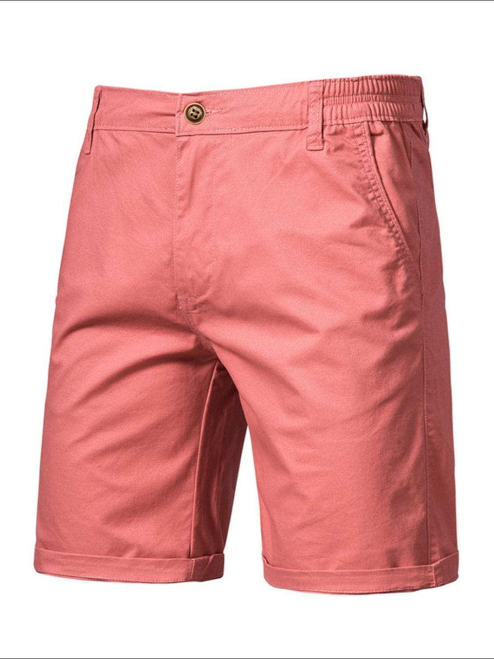 Men's Elastic Waist Shorts with Pockets - Trendsi - Flyclothing LLC