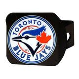 Toronto Blue Jays Black Metal Hitch Cover - 3D Color Emblem - Toronto Blue Jays - Flyclothing LLC
