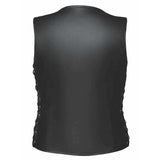 Keystone - LADIES PREMIUM LEATHER VEST - Unik Just for Bikers - Flyclothing LLC