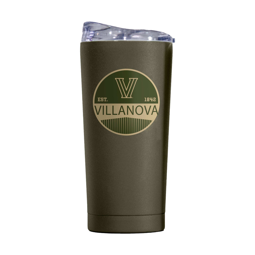 Villanova 20oz Olive Badge Powder Coat Tumbler - Logo Brands - Flyclothing LLC