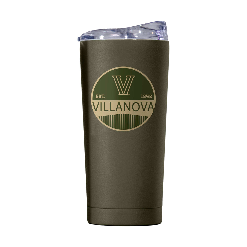 Villanova 20oz Olive Badge Powder Coat Tumbler - Logo Brands - Flyclothing LLC