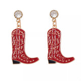 Cowboy Boot Dangle Earrings - Trendsi - Flyclothing LLC