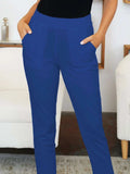 FAM-FAM Pocketed High Waist Skinny Pants - Trendsi - Flyclothing LLC