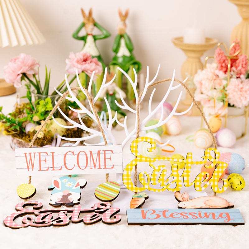 Easter Wooden Hanging Widget - Trendsi - Flyclothing LLC