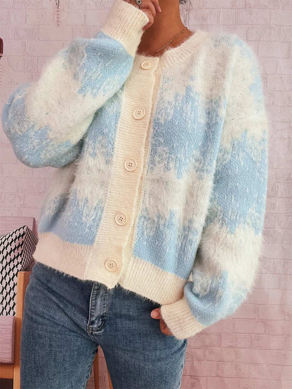 Ribbed Hem Button Up Cardigan - Trendsi - Flyclothing LLC