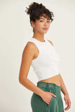 HYFVE Ribbed Knit Cropped Tank - Trendsi - Flyclothing LLC