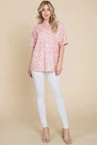 BOMBOM Loose Fit Animal Print Soft Knit Top - Trendsi - Flyclothing LLC