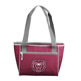 MO State University Maroon 16 Can Cooler Tote f/ Primary Logo - Logo Brands - Flyclothing LLC
