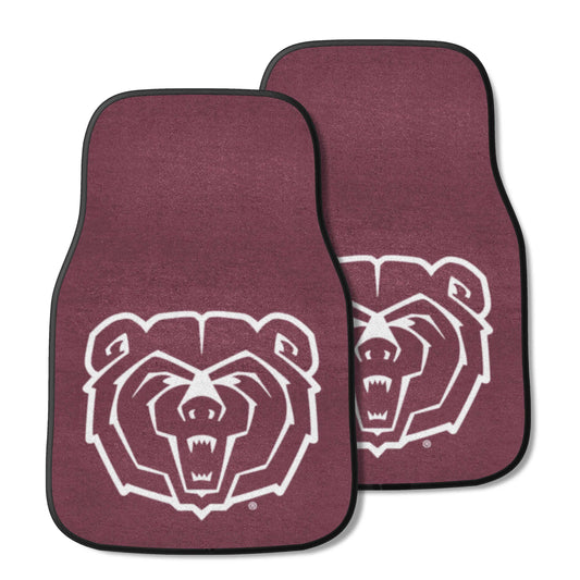 Missouri State (SW) 2-pc Carpet Car Mat Set - Logo Brands - Flyclothing LLC