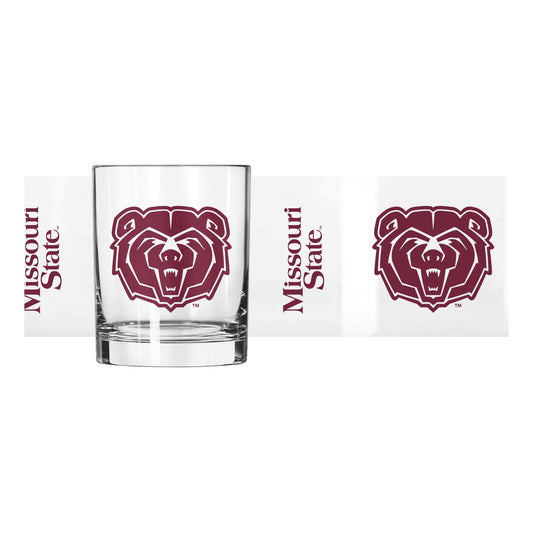 Missouri State 14oz Gameday Rocks Glass - Logo Brands - Flyclothing LLC