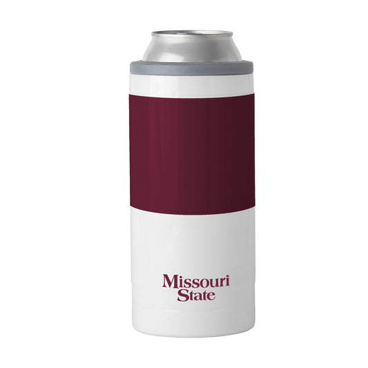 MO State 12oz Colorblock Slim Can Coolie - Logo Brands - Flyclothing LLC